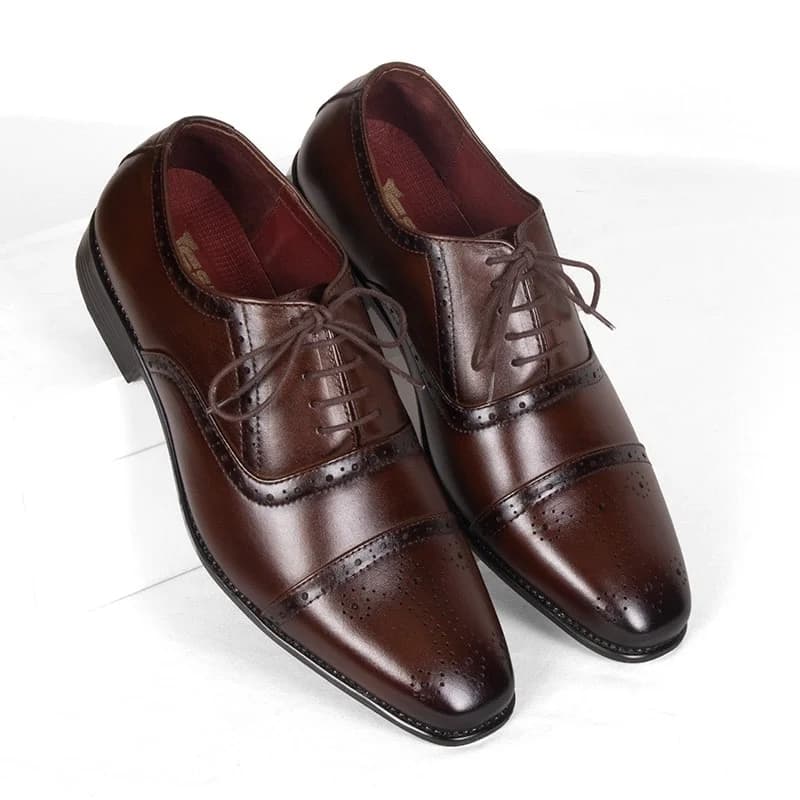Elegant Style Leather Oxford Shoes SB-S471