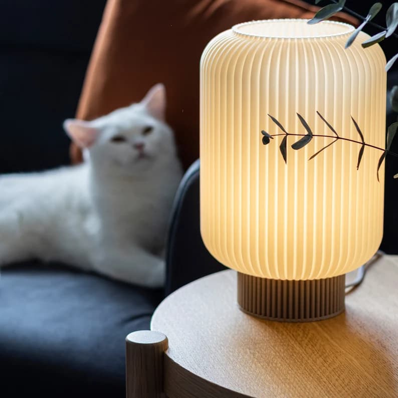 Helios Table Lamp, Minimalist Lighting for Modern Interiors 