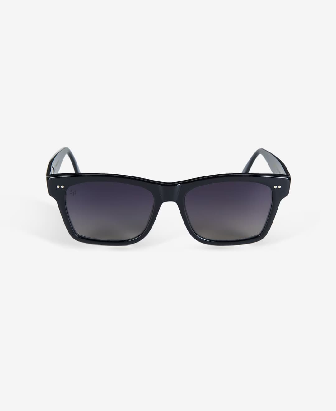 Rectangle Shiny Black Men's Sunglasses