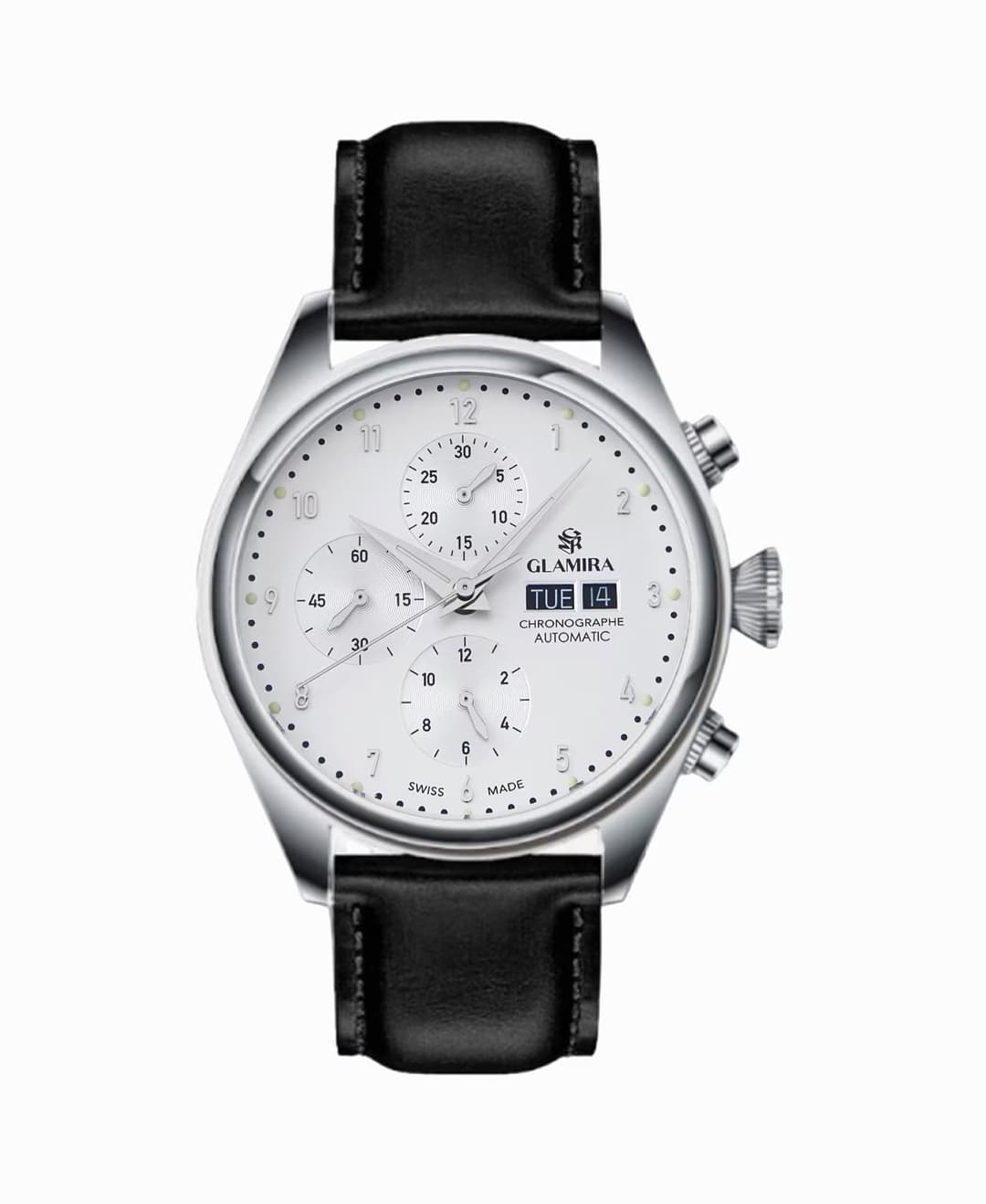 GLAMIRA Tireon Automatic White Watch