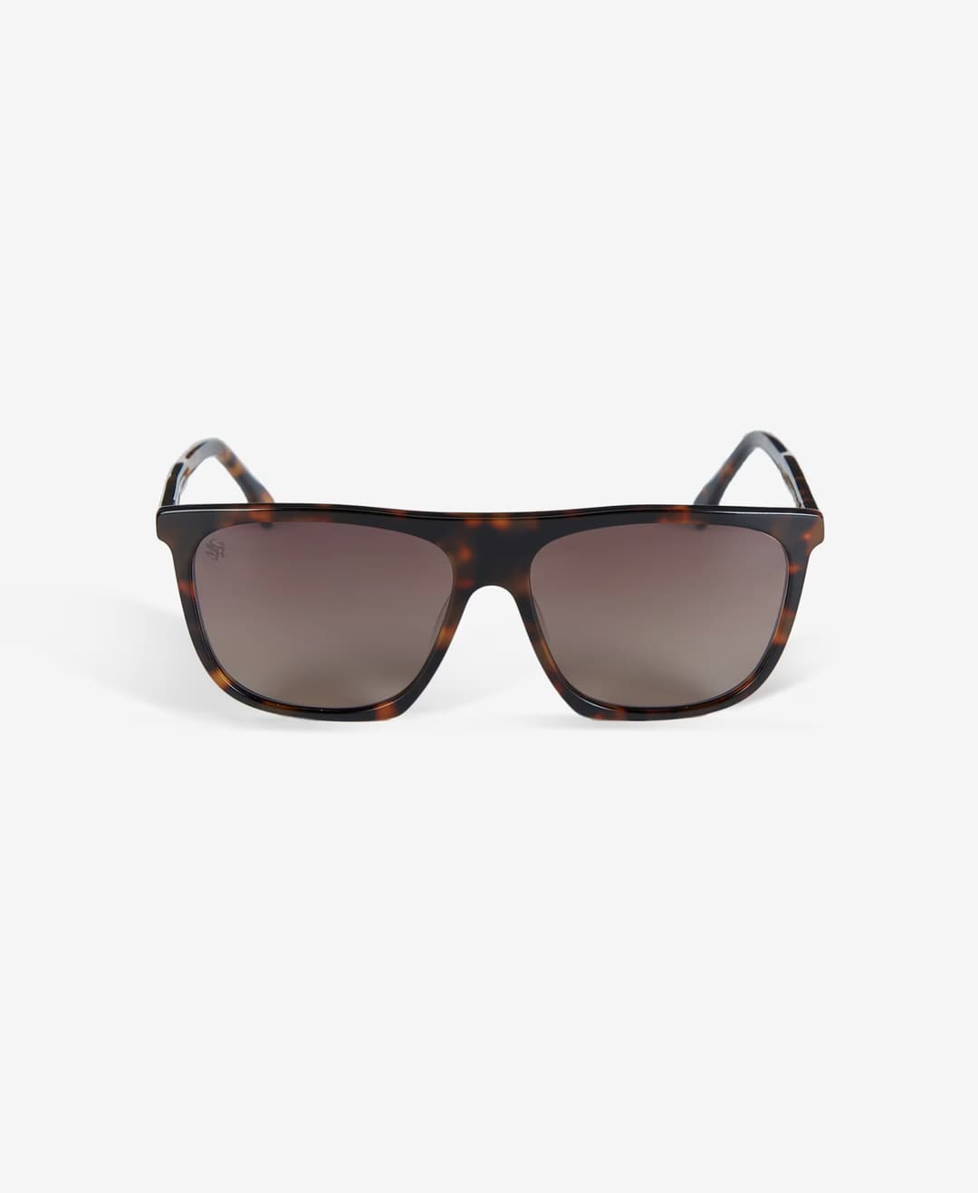 Square Shiny Tortoise Men's Sunglasses